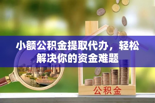 斗六小额公积金提取代办，轻松解决你的资金难题