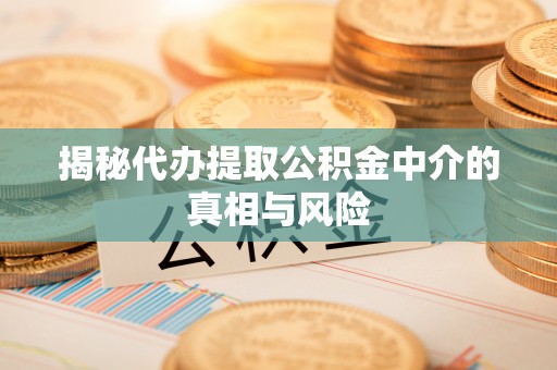 斗六揭秘代办提取公积金中介的真相与风险