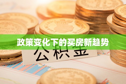 斗六政策变化下的买房新趋势
