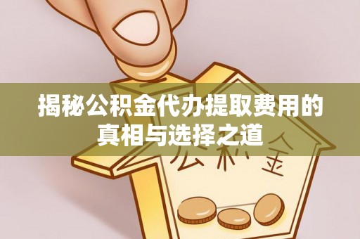 斗六揭秘公积金代办提取费用的真相与选择之道