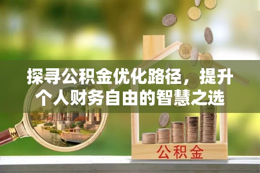斗六探寻公积金优化路径，提升个人财务自由的智慧之选