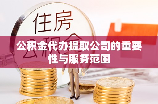 斗六公积金代办提取公司的重要性与服务范围